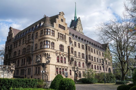 Photo of city hall of Duisburg ,Germany.