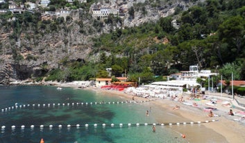 Photo of aerial view Cap d'Ail, France.