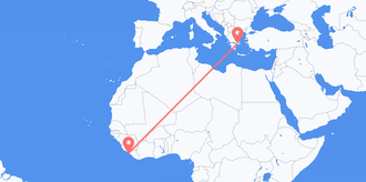 Cheap Flights from Liberia to Greece – Lowest Fares & Maximum Choice