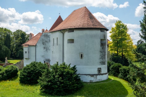 Photo of the Old Town in Varazdin, Croatia.