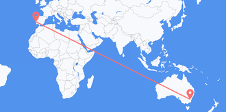 Авиаперелеты из Австралии в Португалию