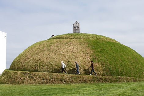 photo of view of Thufa hill in Reykjavik, Iceland.