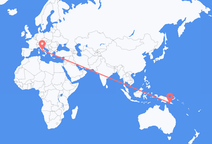 Flights from Port Moresby to Rome