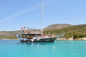 Passeio diário de barco em Bodrum Ilha Negra