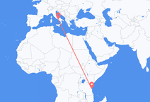 Dar es Salaam to Naples
