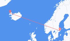 Flights from Stockholm to Ísafjörður