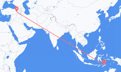 Loty z Dili, Timor Wschodni do Muş, Turcja
