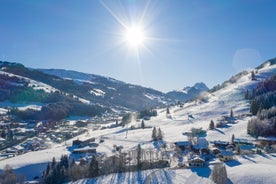 photo of an aerial view of Kitzbuehel in Austria.