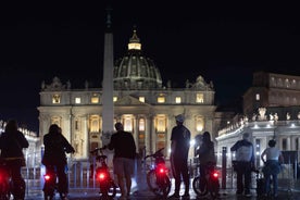 Rome: E-Bike Night Tour with Food and Wine Tasting