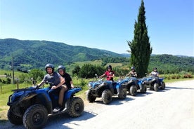 Quad Tour fjórhjólaævintýri í Chianti. Hádegisverður og vínsmökkun