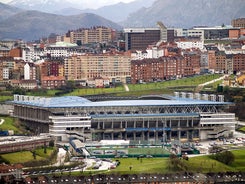 Photo of the Cathedral of Oviedo, Spain, was founded by King Fruela I of Asturias in 781 AD and is located in the Alfonso II square.