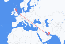 Flights from Abu Dhabi to Newcastle upon Tyne