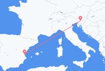 Valencia to Ljubljana
