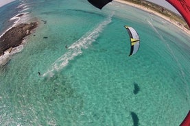 Liten grupp kiteboarding lektion i Puglia