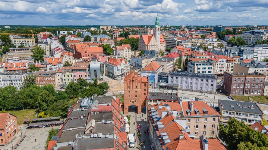 Olsztyn Old Town Summer View