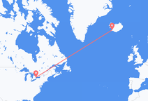 Flights from Toronto to Reykjavík