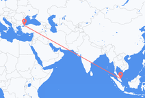 Flyrejser fra Kuantan til Istanbul