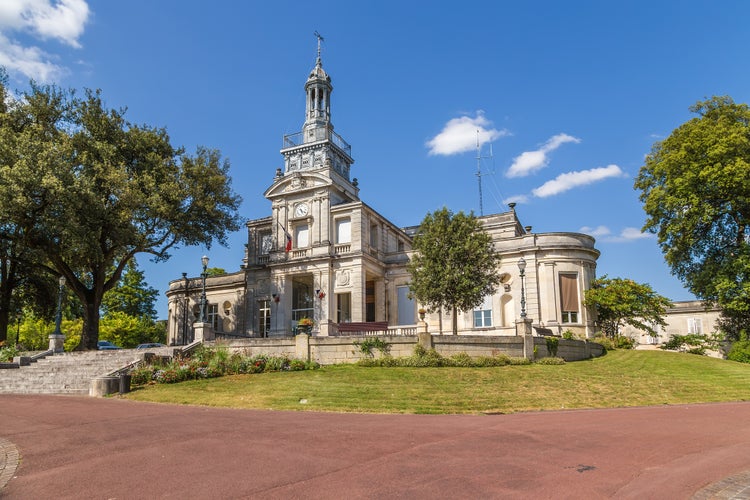 photo of view of Cognac, France. City Hall, cognac, France.