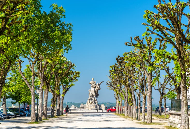 Monument for Sadi Carnot, an ancient French President. Angouleme - Charente, France