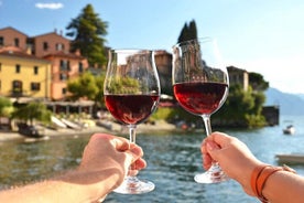 Panorama-Weinprobe in der Gegend von Bellagio