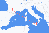 Flights from Toulouse to Catania