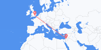 Vols de la Jordanie pour le Royaume-Uni