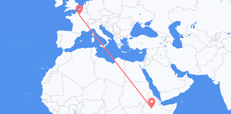 Voli dall'Etiopia per la Francia