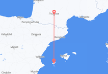 Flights from Toulouse to Ibiza