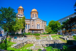 Photo of aerial View Of Constanta City Skyline In Romania.