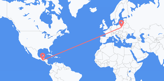 Flights from Guatemala to Poland