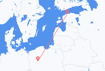 Flyrejser fra Poznan til Tallinn