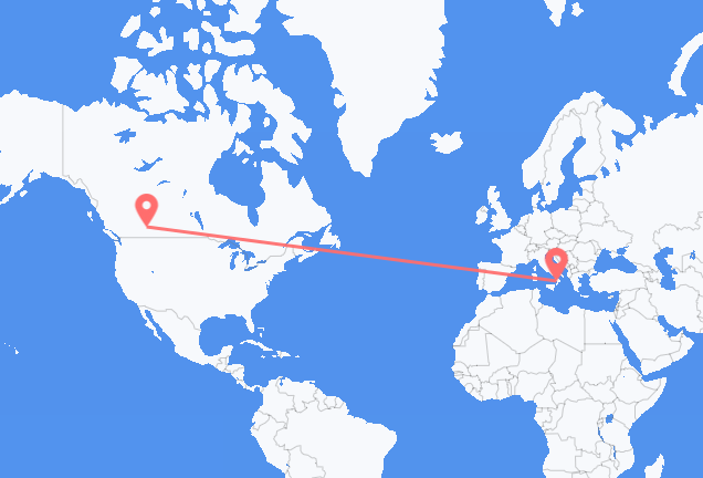 Flug frá Calgary til Lamezia Terme