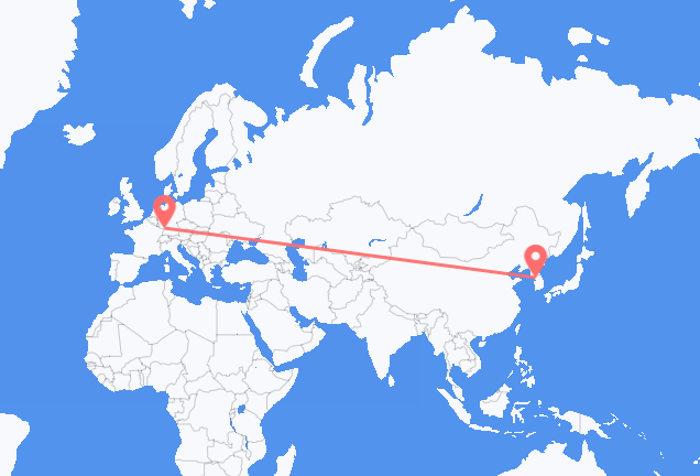 Loty z Seul do Karlsruhe