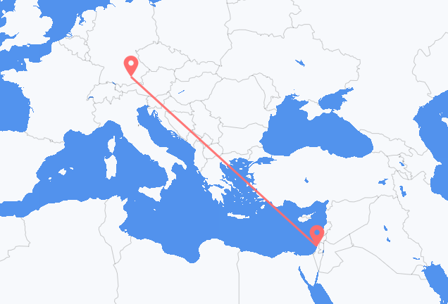 Flyrejser fra Tel Aviv til München