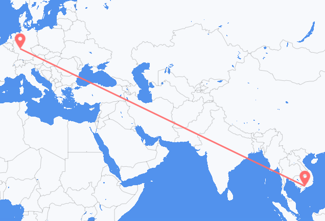 ホーチミン市からフランクフルト行きのフライト