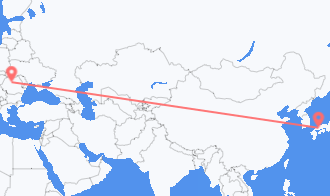 Flug frá Hiroshima til Targu Mures