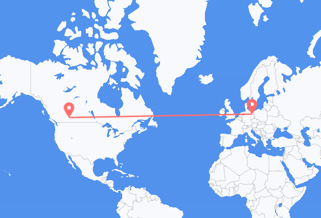 Flyrejser fra Calgary til Berlin