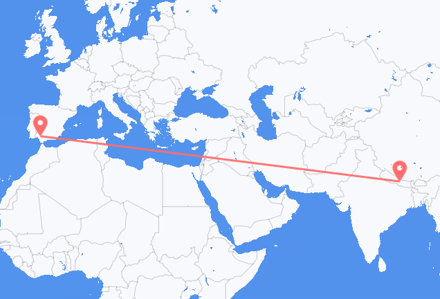 Рейсы из Катманду в Севилью