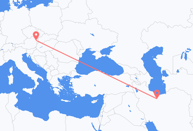 Vols de Téhéran pour la Vienne
