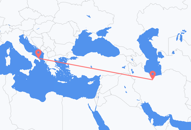 Vols de Téhéran pour Brindisi