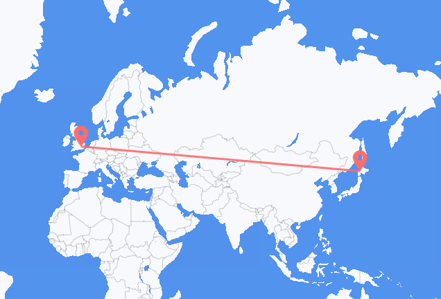 Voli da Sapporo per Londra